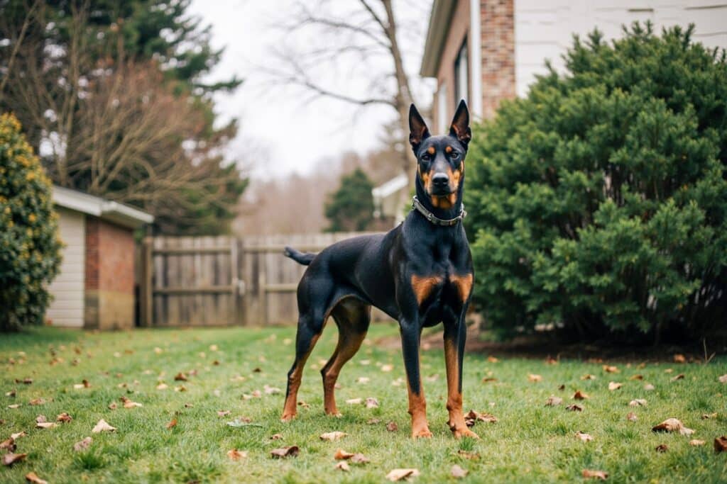 chien de garde Dobermann