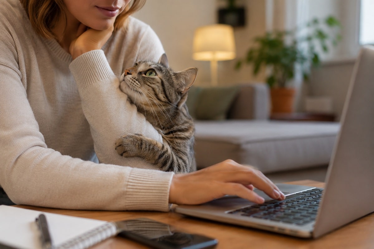 hyperattachement chez son chat
