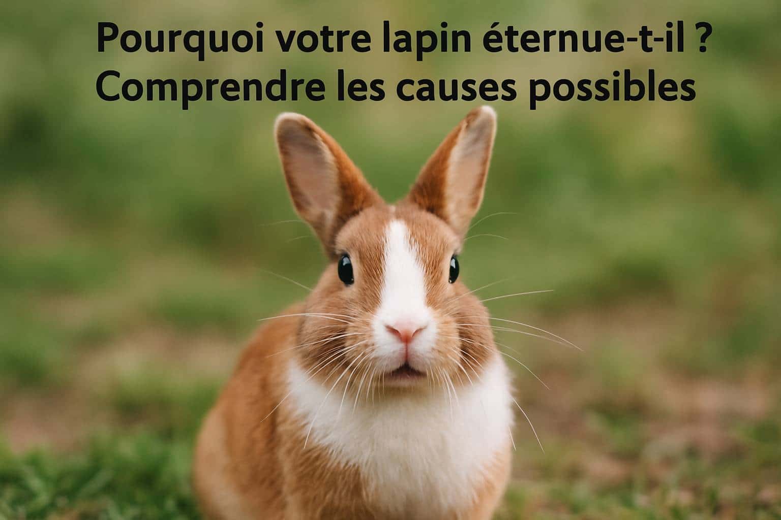Pourquoi votre lapin éternue-t-il ? Comprendre les causes possibles